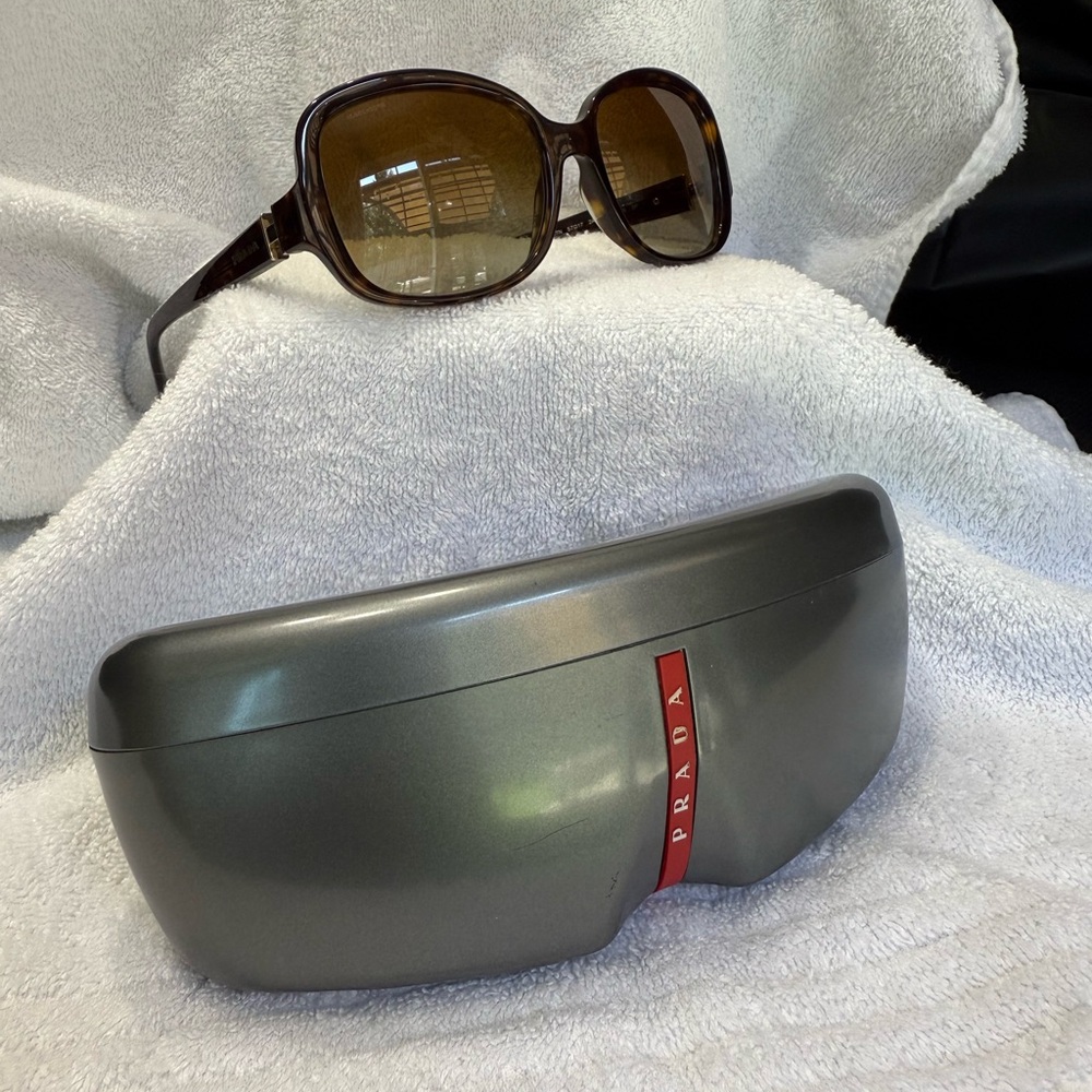 Prada Brown Oversized Sunglasses